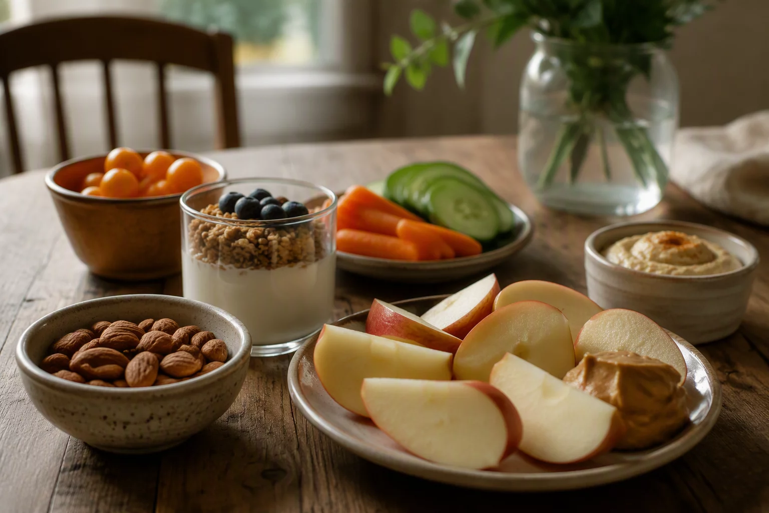 Healthy Snacking - Nutrient-dense snack combinations and preparation tips